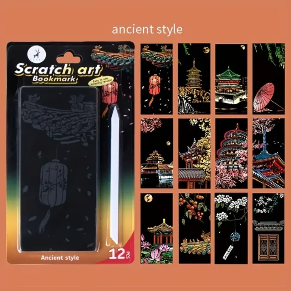 Discover the Joy of Creativity with Our Scratch Art Bookmarks Set - Image 8
