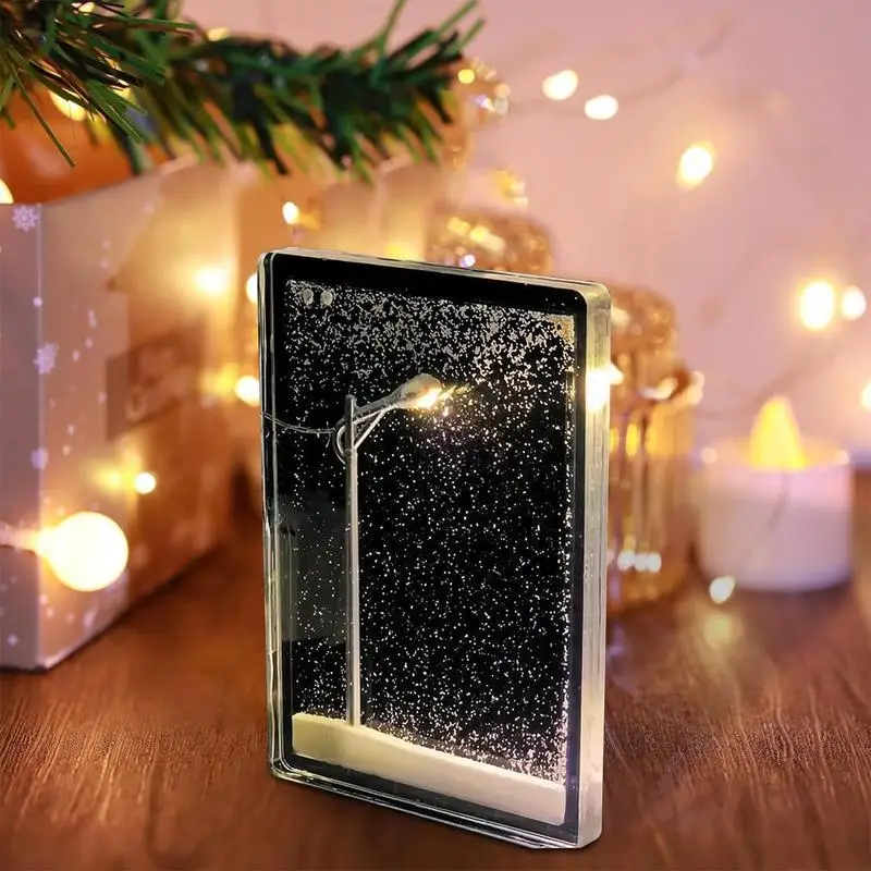 Snow Fall Lamp