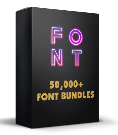50,000+ Font Bundles