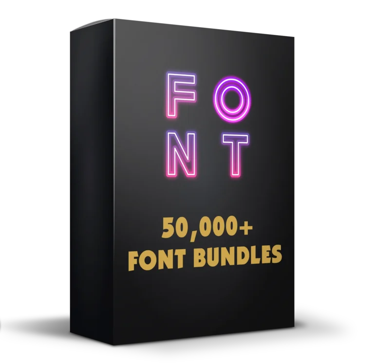 50,000+ Font Bundles
