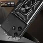 Sliding Camera Cover Design TPU+PC Phone Case, For Redmi 12 5G - Image 7