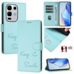 Smile Embossing RFID Leather Phone Case, For Infinix Note 50s