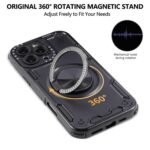 Three-core Mecha 360 Degree Rotation Magnetic Holder Phone Case, For iPhone 11 - Image 2