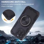 Three-core Mecha 360 Degree Rotation Magnetic Holder Phone Case, For iPhone 11 - Image 5