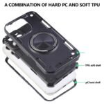 Three-core Mecha 360 Degree Rotation Magnetic Holder Phone Case, For iPhone 11 - Image 7