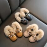 Autumn And Winter Plush Shoes Peas Shoes For Children, 36 Yards 21.6cm - Image 3