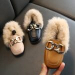 Autumn And Winter Plush Shoes Peas Shoes For Children, 36 Yards 21.6cm - Image 4