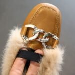 Autumn And Winter Plush Shoes Peas Shoes For Children, 36 Yards 21.6cm - Image 9