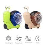 Children Electrical Crawling Snail Toys Sound And Light Projection Snail Fun Toys, Snail Gray, Snail Green - Image 3