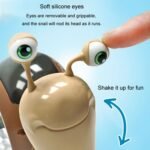 Children Electrical Crawling Snail Toys Sound And Light Projection Snail Fun Toys, Snail Gray, Snail Green - Image 5