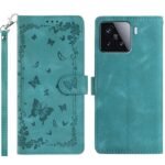 Secret Garden Butterfly Pattern Leather Phone Case, For Xiaomi 15T 5G