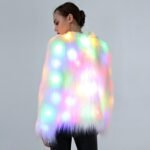 Cosplay Costumes Christmas And Halloween Night Costumes LED Colored Lights Show Clothes (Color:White With Light Size:XXXXL), XXXL, XXXXL - Image 3