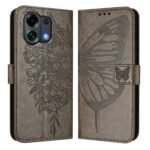 Embossed Butterfly Leather Phone Case, For OPPO K13 Turbo 5G / K13 Turbo Pro 5G - Image 2