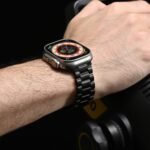 Three Beads Titanium Alloy Metal Watch Band, For Apple Watch SE 2023 44mm - Image 10